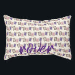 Personalized Purple Breakfast Toaster Pastry Food Pet Bed<br><div class="desc">Design features an original marker illustration of a row of warm breakfast toaster pastries topped with frosting and sprinkles. Great for your favourite foodie! This design is also available on other products. Lots of additional food-themed designs available. Don't see what you're looking for? Need help with customization? Click "contact this...</div>