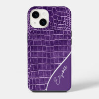 Personalized Purple Crocodile