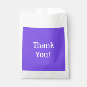 Personalized Purple Favour Bag
