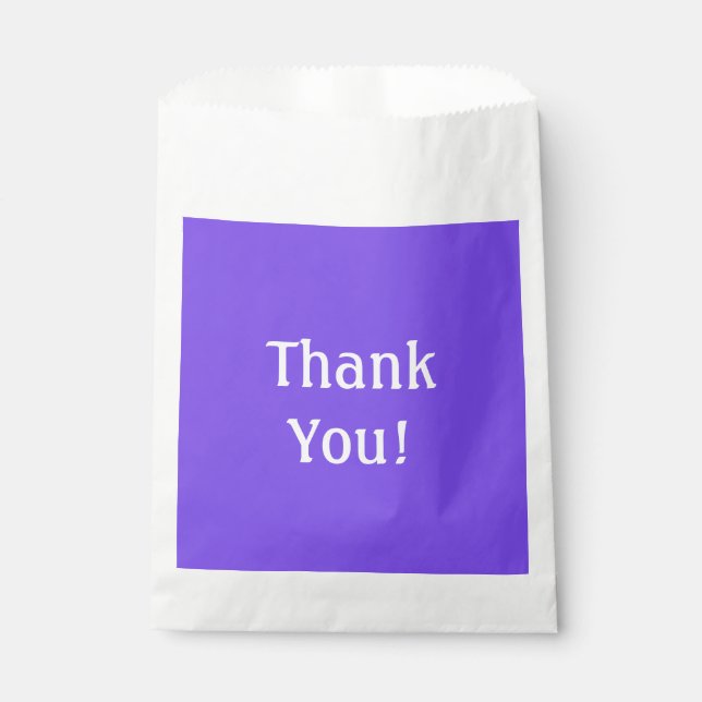 Personalized Purple Favour Bag (Front)