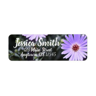 Personalized Purple Flower Nature Photography