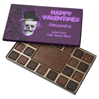Personalized purple gothic valentines day