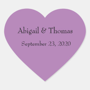Personalized Purple Heart Stickers