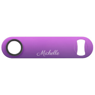 Personalized purple ombre bar key