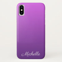 Personalized purple ombre