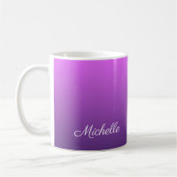 Personalized purple ombre
