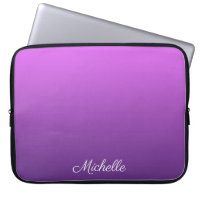 Personalized purple ombre