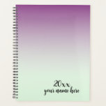 Personalized Purple Ombre Planner Notebook<br><div class="desc">Personalized Purple Ombre Planner Notebook</div>