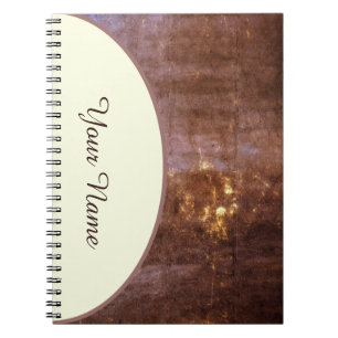 Personalized purple retro tatter notebook