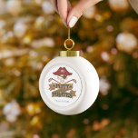Personalized Putt Pirates Golfing Outdoor Sports Ceramic Ball Christmas Ornament<br><div class="desc">Get into character and wear this pirate golf themed design for a fun golfing supplies. It has graphic design perfect for pirate fans who love having fun on the golf course. 

Add a name by clicking the "Personalize" button</div>