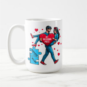 Personalized Puzzle of Love - My Missing Piece Coffee Mug