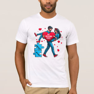 Personalized Puzzle of Love - My Missing Piece T-Shirt