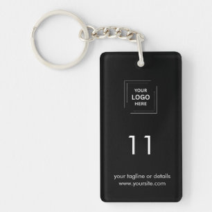 Personalized QR Business Promo Keychain