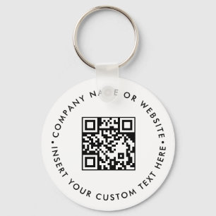 Personalized QR Business Promo Keychain