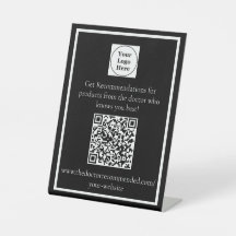 Personalized QR Code Desk Stand