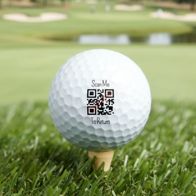 Personalized QR Code  Golf Balls (Personalized QR Code Golf Balls)