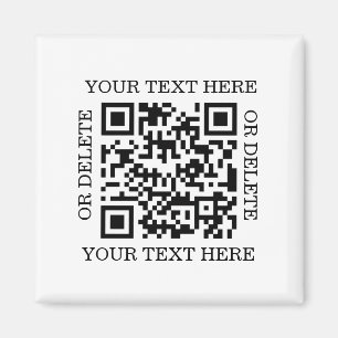 Personalized QR Code To Scan Magnet