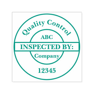 Personalized Quality Control Self Inking Stamp