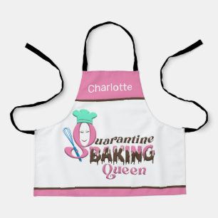 Personalized Quarantine Baking Queen Kids Apron