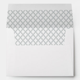 Personalized Quatrefoil Envelope
