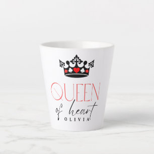 Personalized Queen Crown Latte Mug