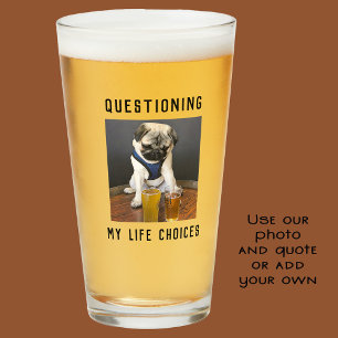 Personalized Questioning Life Choices with Beer  Glass