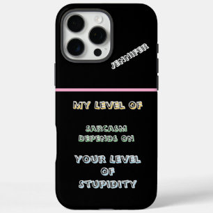 Personalized Quick igniter with a sarcastic quip iPhone 16 Pro Max Case