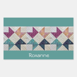 Personalized Quilt Stickers
