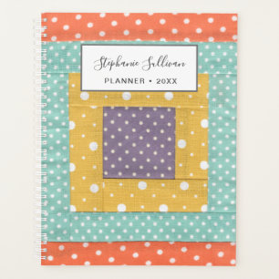 Personalized Quilting Patchwork 2022 Planner, Plan Planner