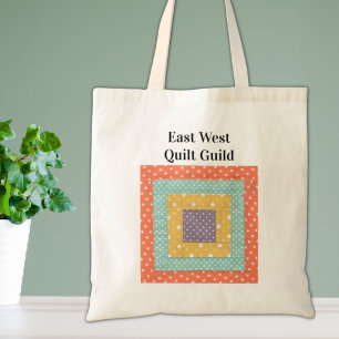 Personalized Quilting Patchwork Tote Bag