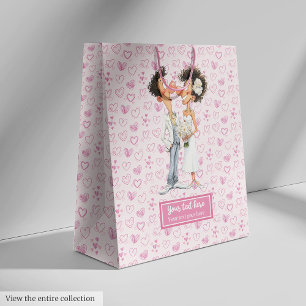 Personalized Quirky Bride Groom Gift Bag Wedding