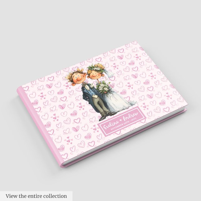 Personalized Quirky Wedding Guestbook Gift (Personalized Quirky Wedding Guestbook Gift)
