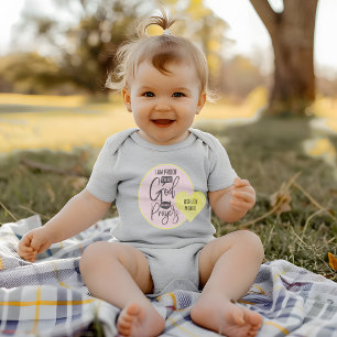 Personalized Quote God Answers Prayers  Baby Bodysuit