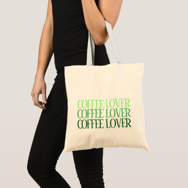 Personalized Quotes Cute Simple Coffee Lover  Tote Bag (Front (Product))