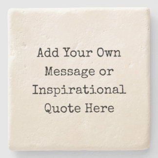 Personalized Quotes DIY Inspirational Motivational Stone Coaster