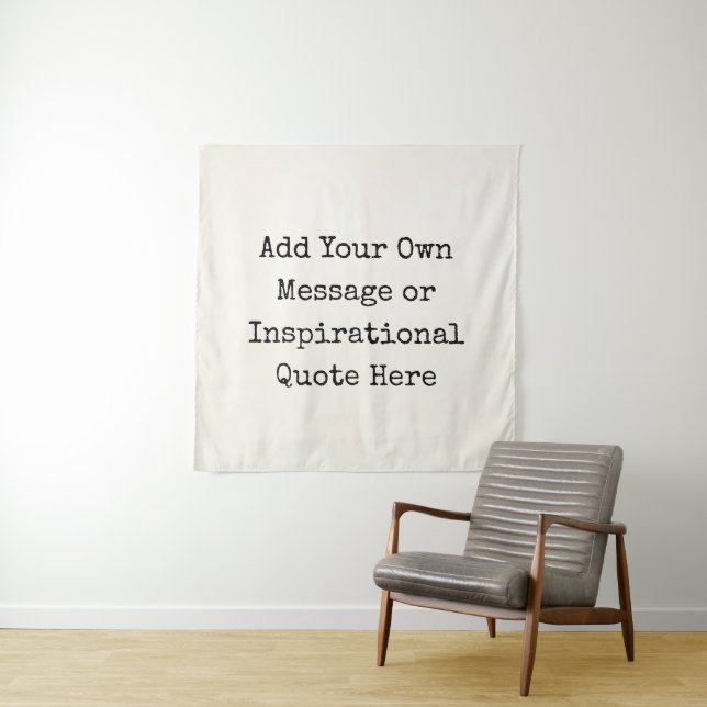 Personalized Quotes DIY Inspirational Motivational Tapestry (In Situ)