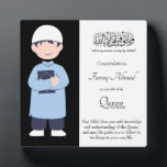 Personalized Quran Completion Gift Plaque<br><div class="desc">Surprise your new Hafiz with this special Gift! A personalized plaque complete with their photo and the date of their hifz completion. Make their day and show just how proud you are of their accomplishment!</div>