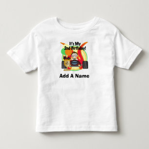 Personalized Racing 2nd Birthday Tshirt
