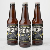 Personalized Racing Team Fast Race Car Driver 