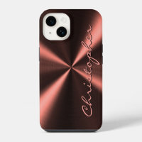 Personalized Radial Metallic Look - Copper