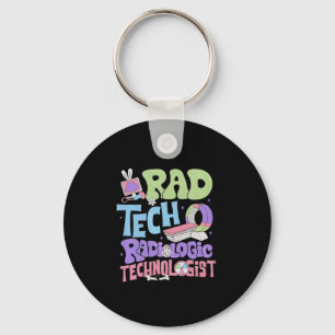 Personalized Radiology Easter Day Swea Keychain