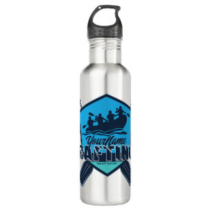 Personalized Rafting Whitewater River Adventure  710 Ml Water Bottle