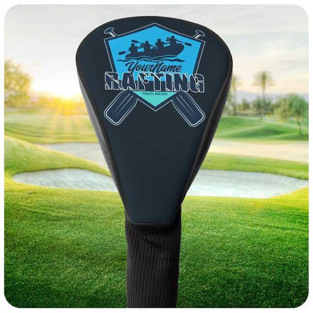 Personalized Rafting Whitewater River Adventure Golf Head Cover (Creator Uploaded)