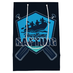 Personalized Rafting Whitewater River Adventure Medium Gift Bag