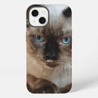 Personalized Ragdoll Cat Photo and Name iPhone 13 Case