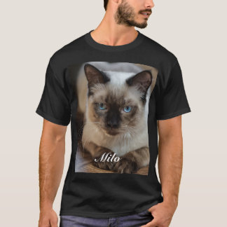Personalized Ragdoll Cat Photo and Name T-Shirt