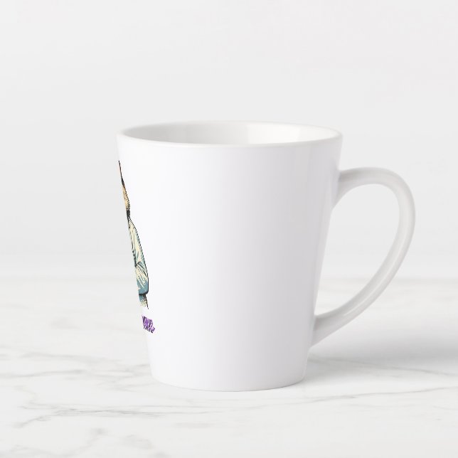 Personalized Ragdoll Cat Veterinarian Latte Mug (Right)