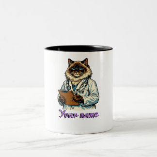 Personalized Ragdoll Cat Veterinarian Mug vet gift