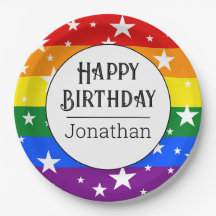 Personalized Rainbow Birthday Party 