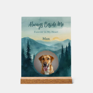 Personalized Rainbow Bridge Mountain Plaque Acrylic Sign